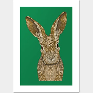 Ornate Hare Posters and Art